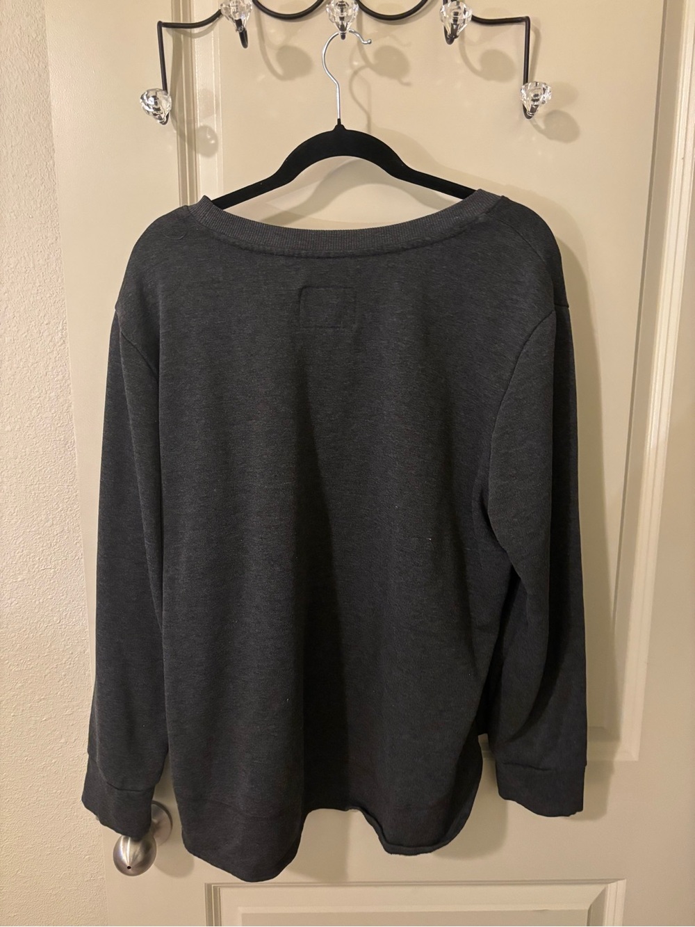 Charcoal 'TEXAS' Graphic Sweatshirt Friends XXL Cozy Fall Winter Loungewear - Picture 5 of 5